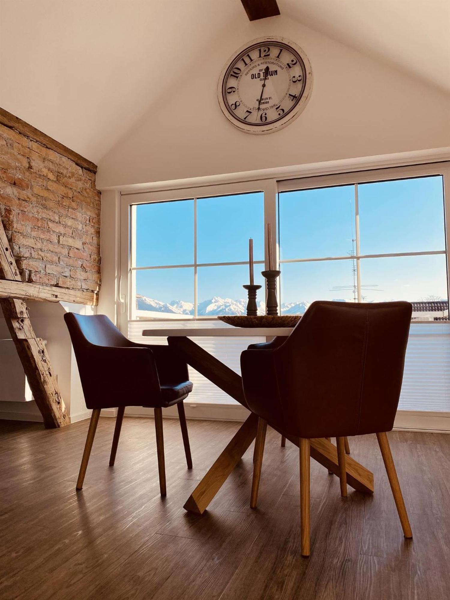 Апартаменты Penthouse Im Dachgeschoss Зонтхофен Экстерьер фото