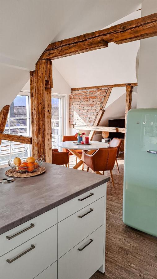 Апартаменты Penthouse Im Dachgeschoss Зонтхофен Экстерьер фото