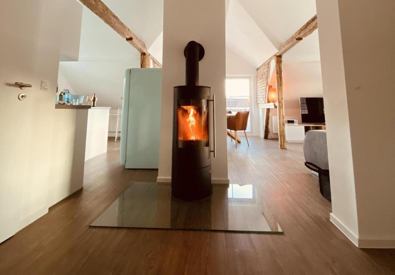 Апартаменты Penthouse Im Dachgeschoss Зонтхофен Экстерьер фото